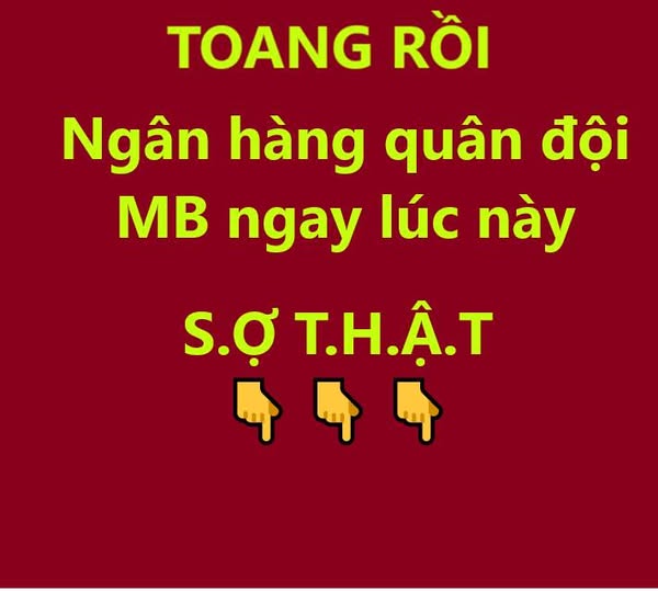 Ngân hàng quân đội MB ngay lúc này