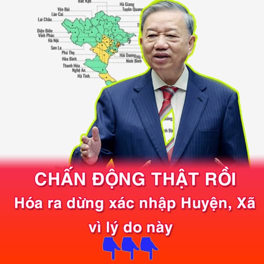 Hóa ra Bộ Nội vụ đề nghị dừng sáp nhập huyện