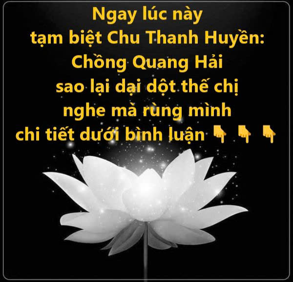 tạm biệt Chu Thanh Huyền